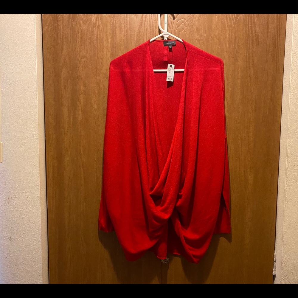 NWT The Limited Drape Open Front Sweater